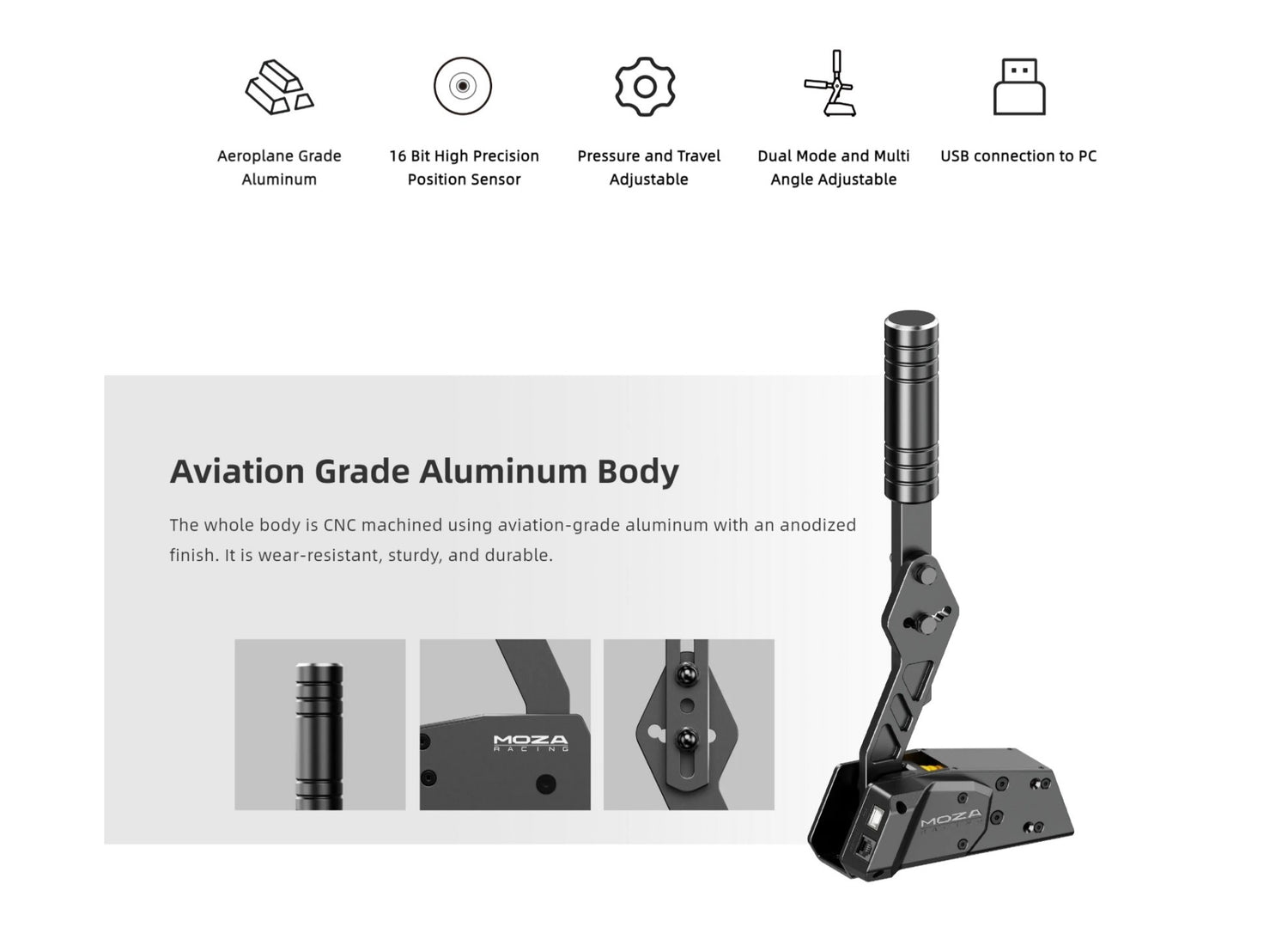 MOZA HBP Handbrake VELOCITY SIMULATIONS